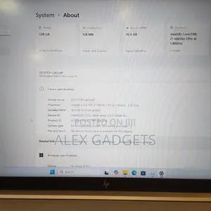Laptop HP 16GB Intel Core I7 SSD 256GB