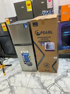 Authentic Fast 138l Top Mount Pearl Pf-217-2b 2 Doors Fridge