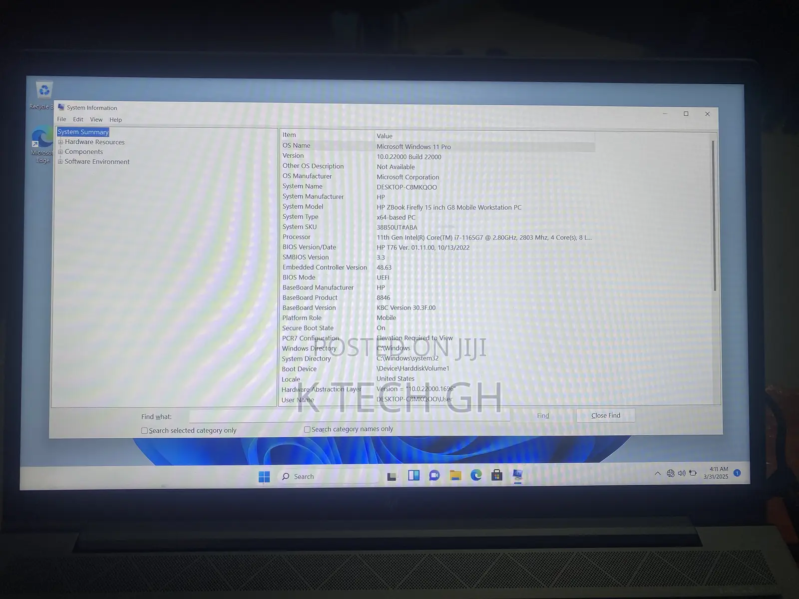 New Laptop HP ZBook Firefly G8 16GB Intel Core i7 SSD 512GB