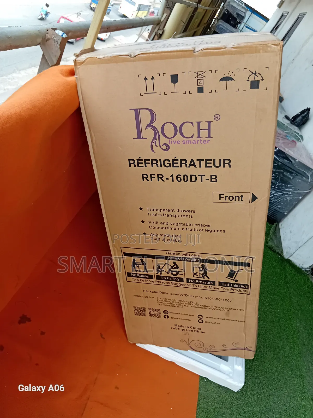 Roch 160l Double Door Refrigerator – Compact Size, Big Storage