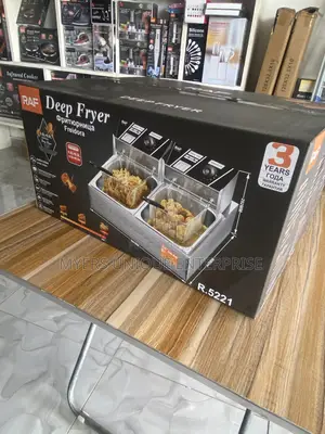 Raf 12l Double Deep Fryer With Reinforced Basket (2500w)