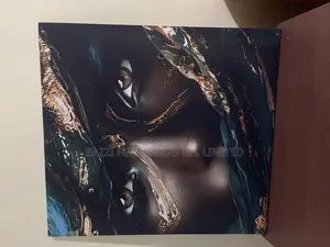 "Black and Gold Wall Decor African Black Woman Model Canvas Frame Art