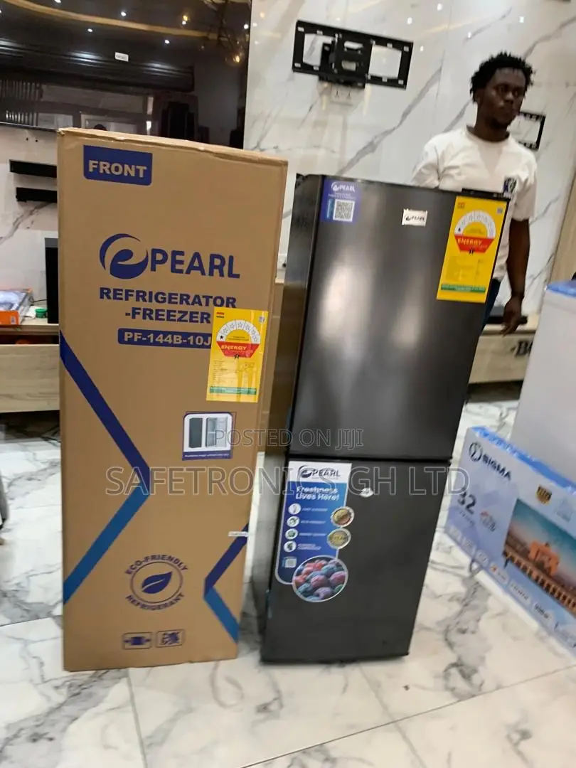 Top Notch Pearl Pf-108t-10j Top Mount Grey 2 Doors Fridge