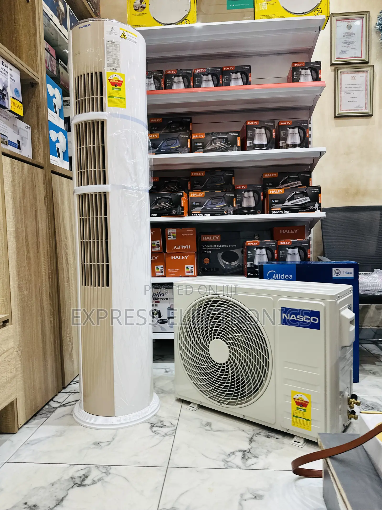 Fresh in Box Nasco 2.5hp Split R410 Floor Standing