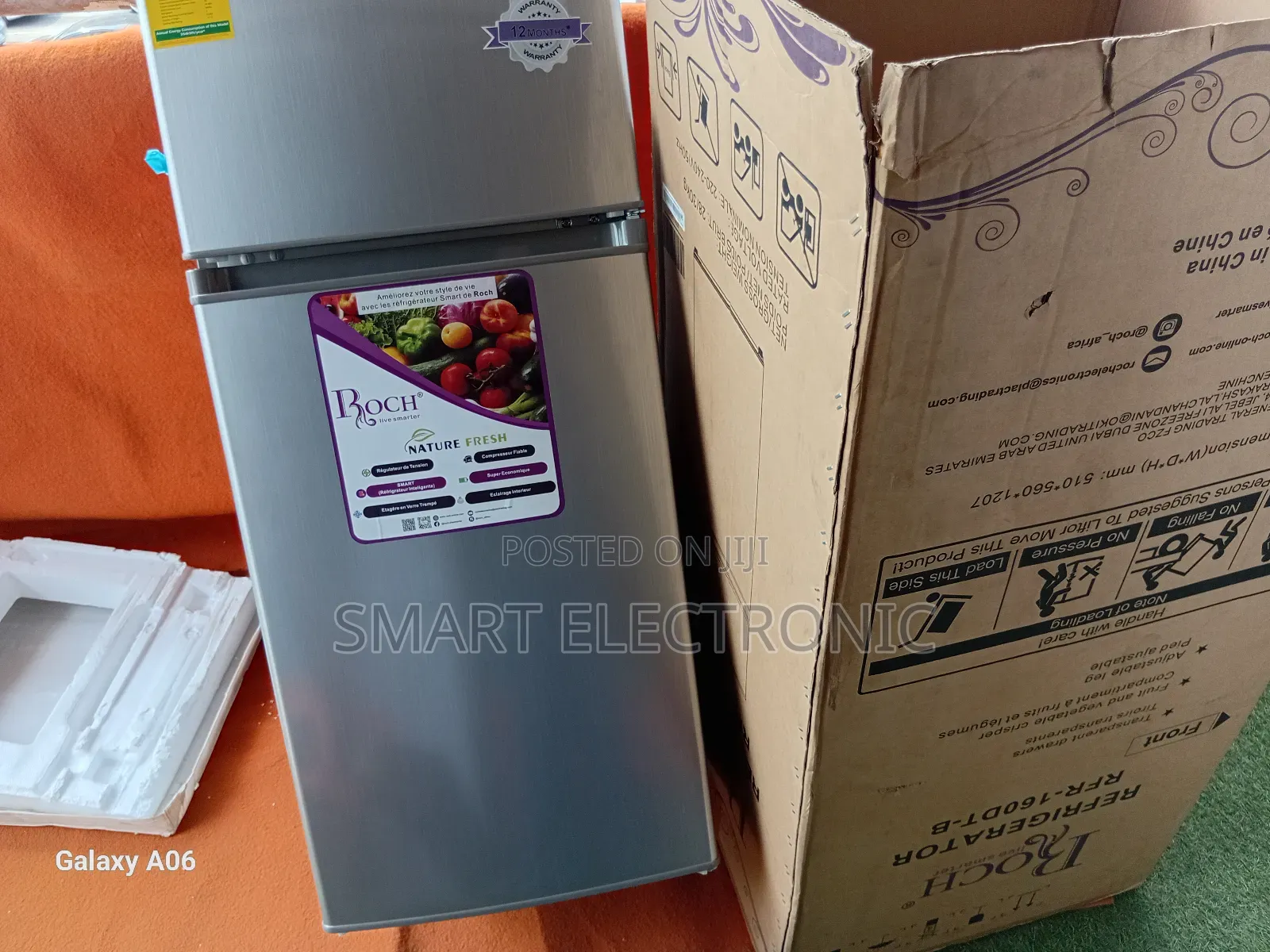 Roch 160l Double Door Refrigerator – Style Meets Performance