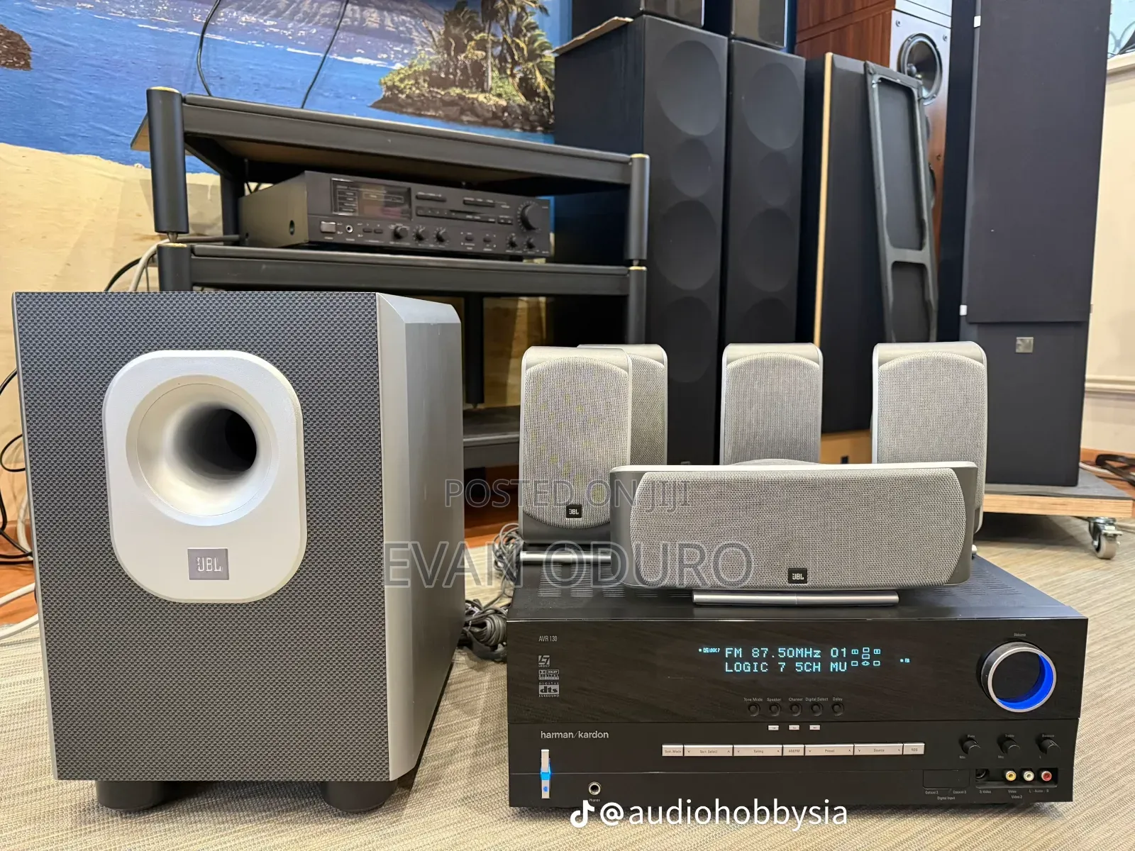 Powerful Harman Kardon Av Home Theater Bluetooth, Usb, Radio ,Optical
