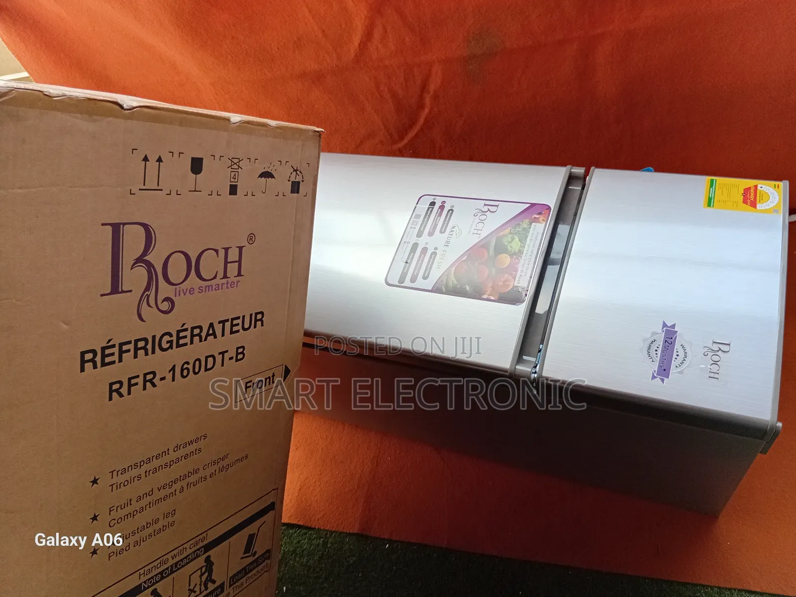 Roch 160l Double Door Refrigerator – Compact, Stylish Efficient