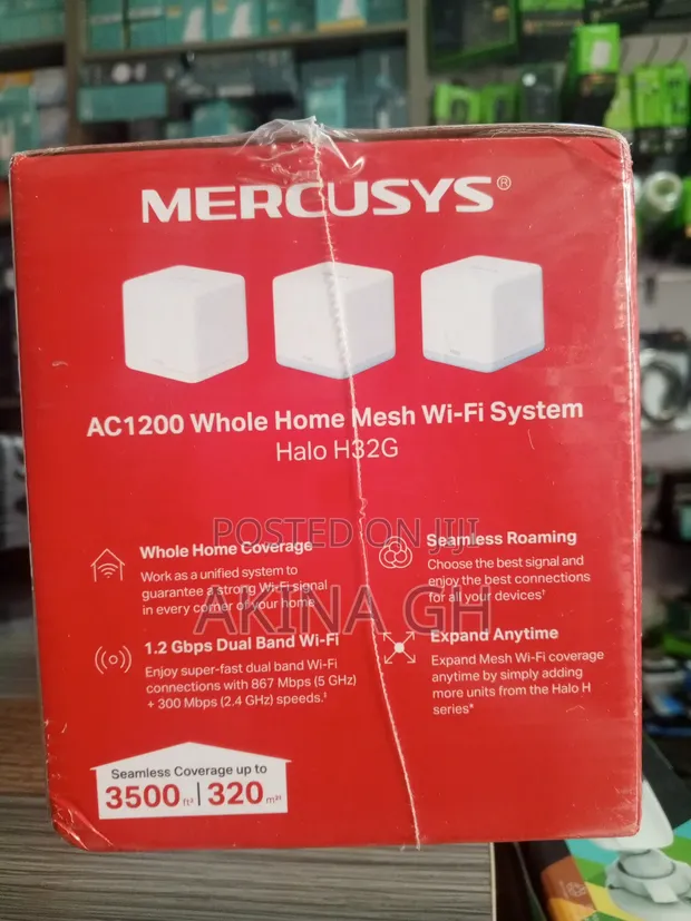 Mercusys Ac1200 Whole Home Mesh in Wi-Fi System (Halo H32g) 2