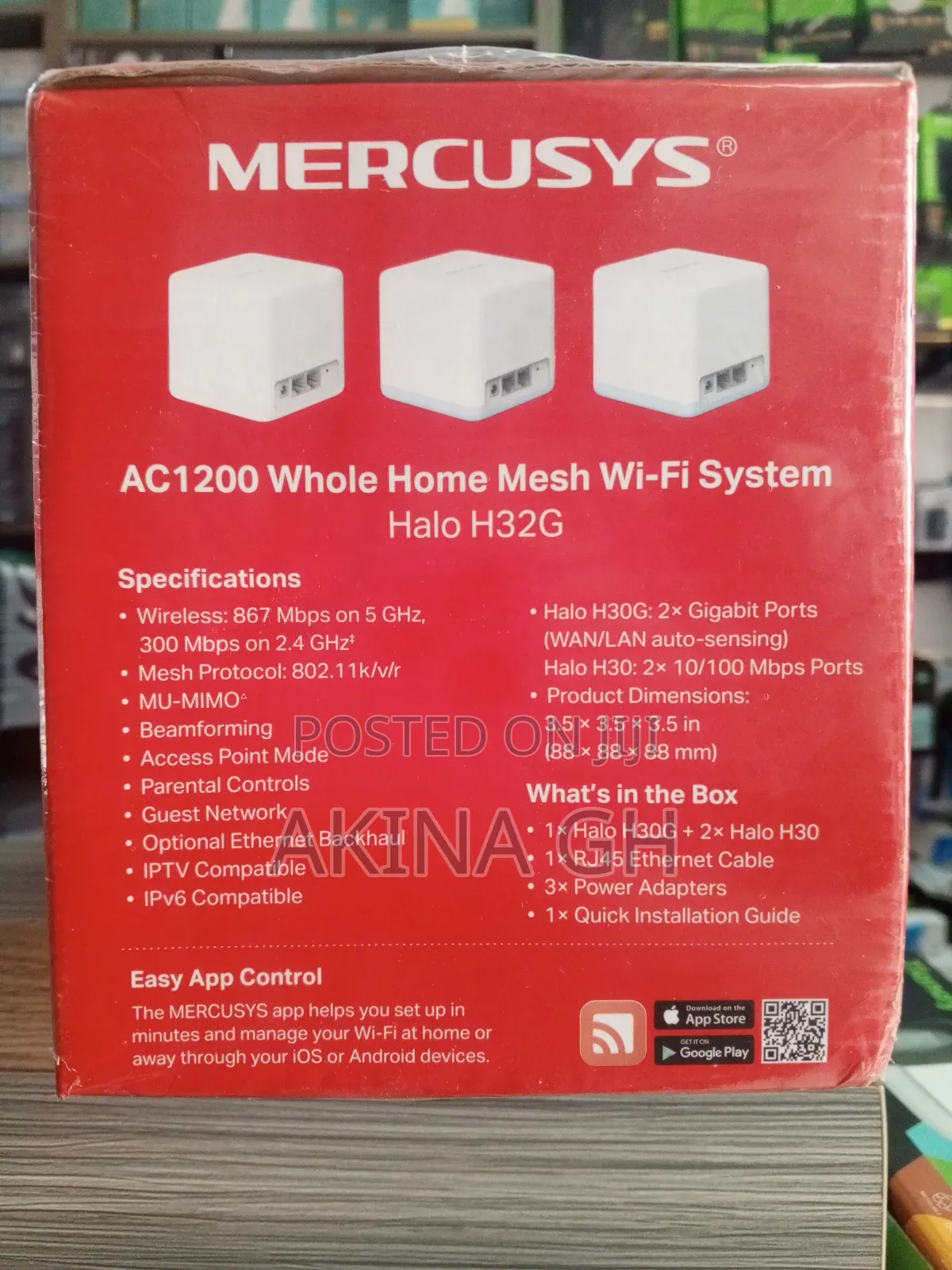 Mercusys Ac1200 Whole Home Mesh in Wi-Fi System (Halo H32g)