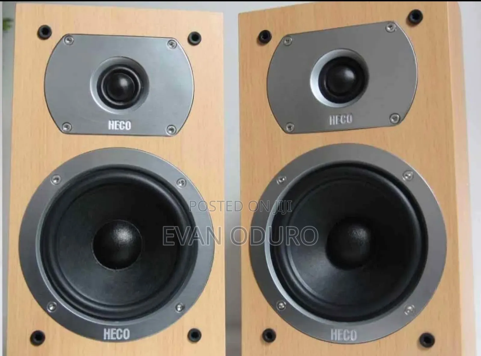 Power Leading German Brand Heco Bookshelf Speakers Good Sound Quality
