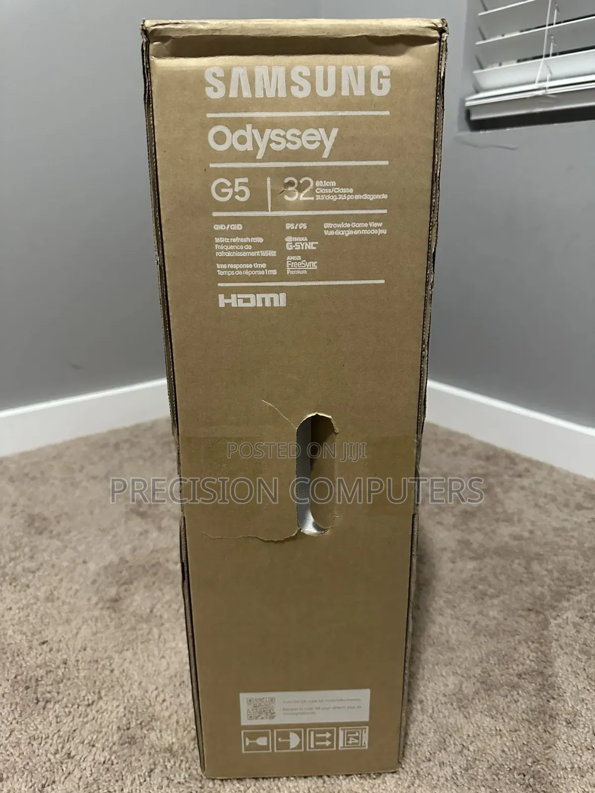 Samsung Odyssey G5 32 " QHD 165hz Gaming Monitor