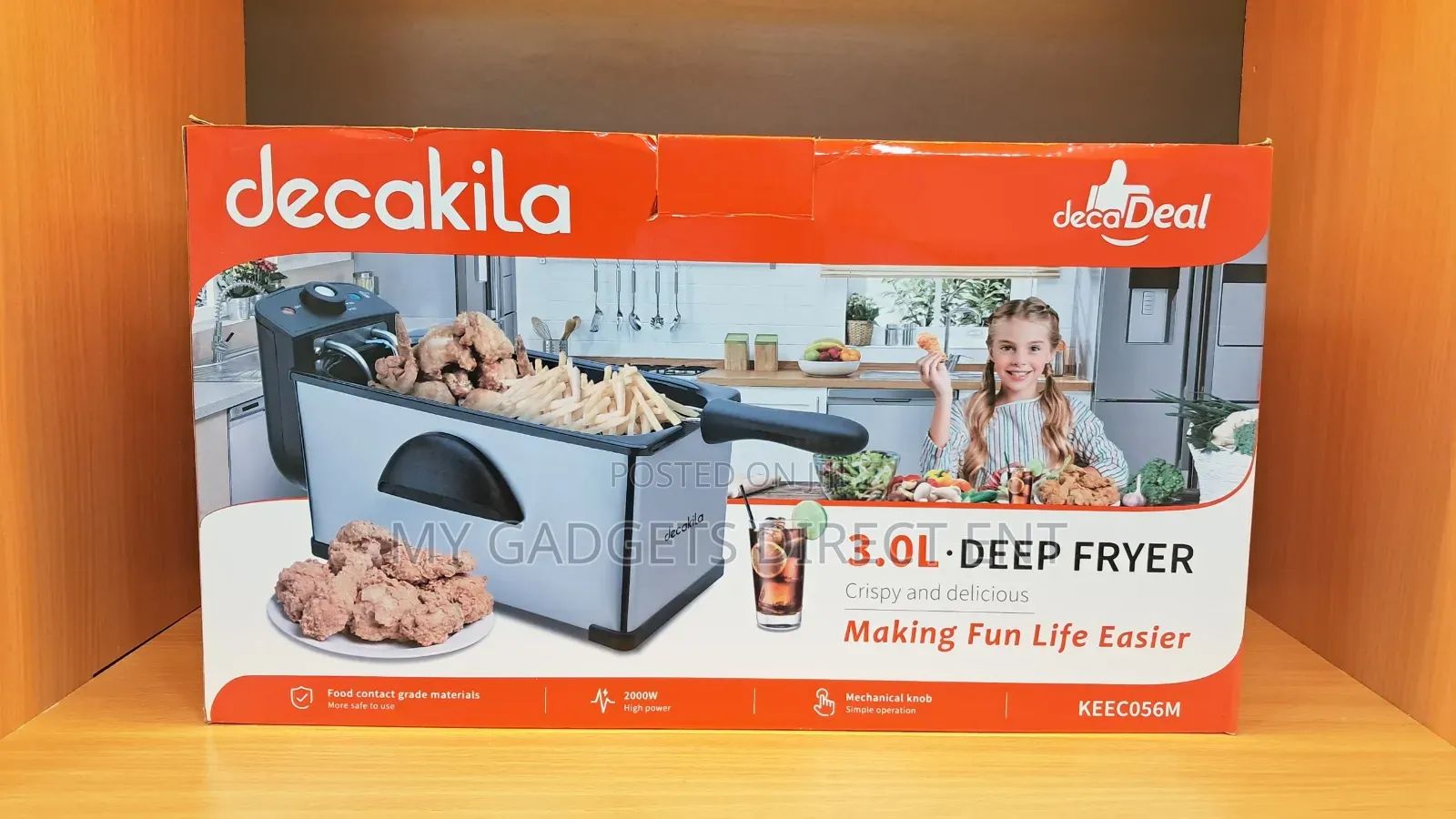 Decakila 3.0l Deep Fryer