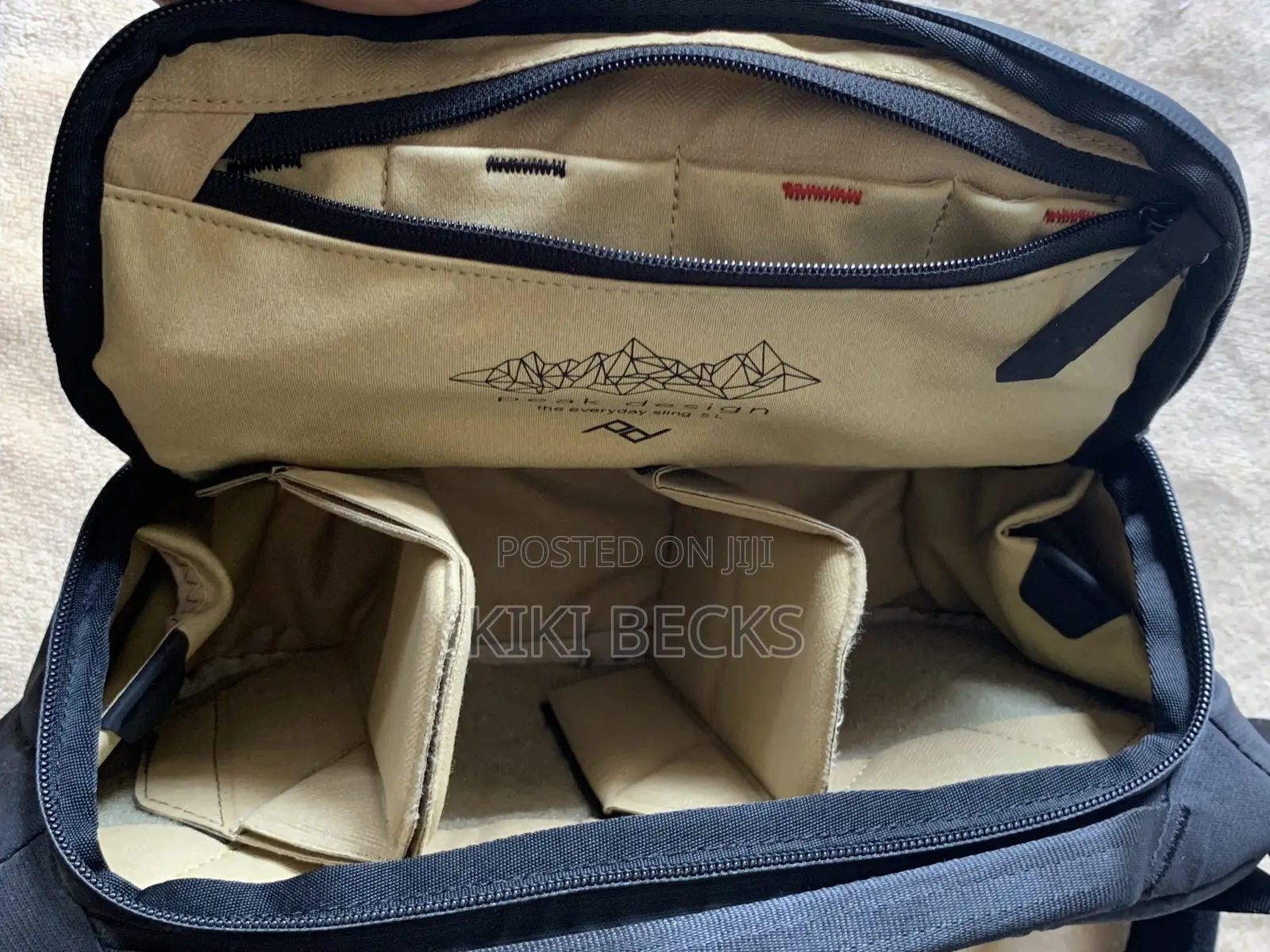 Compact Black Crossbody Camera Bag