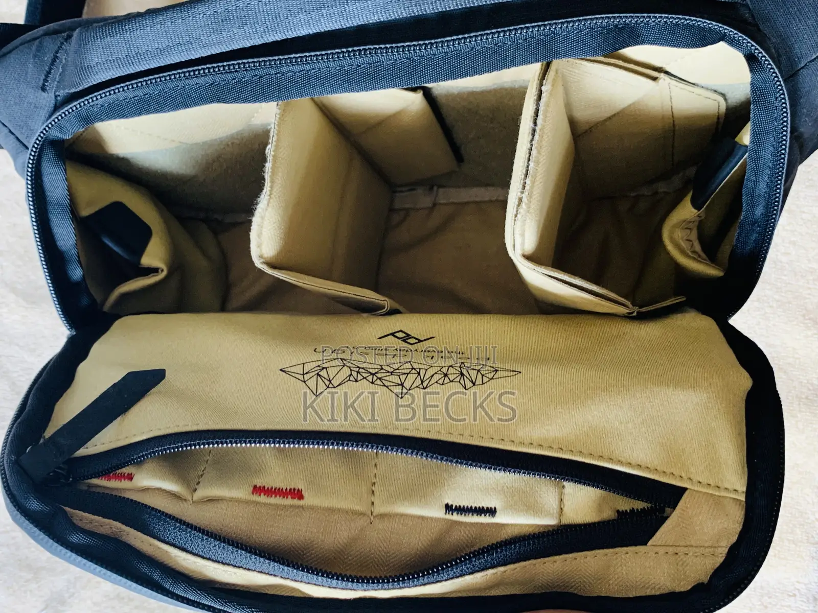 Compact Black Crossbody Camera Bag