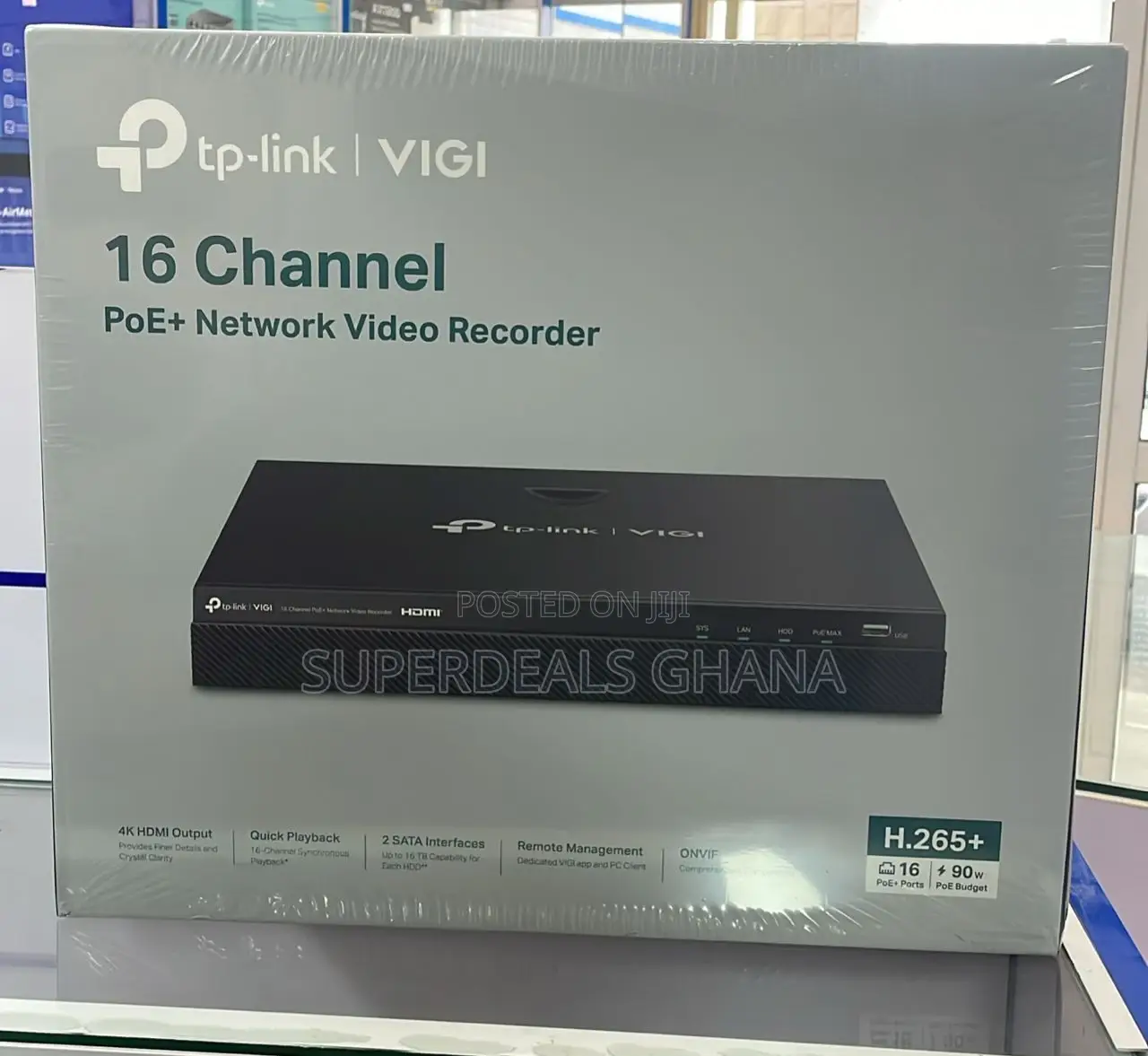 Tp-link Vigi 16 Channel Poe+ Network Video Recorder Nvr