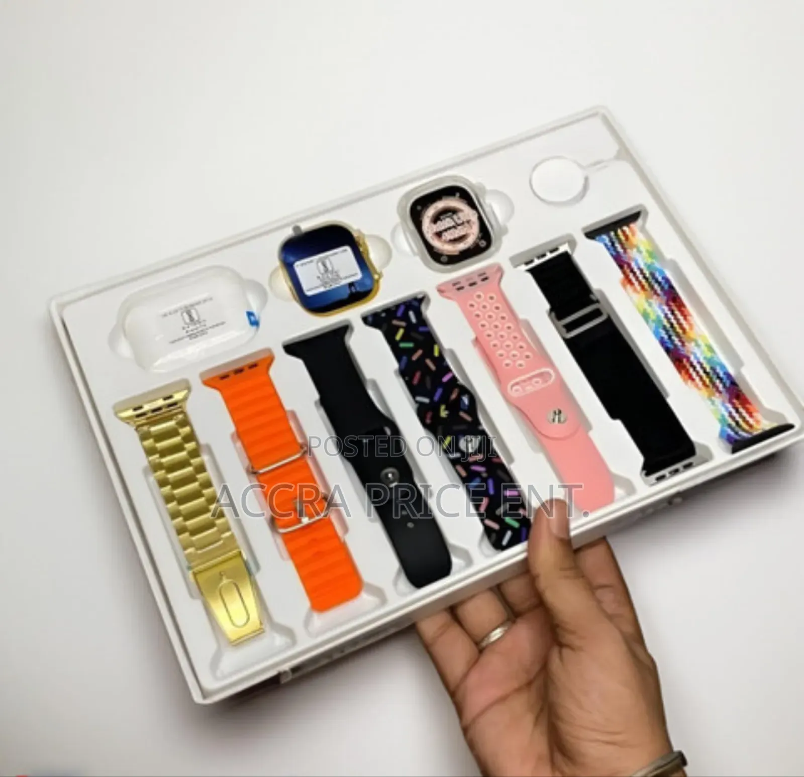 I-20 Ultra Max Suit Combination Smartwatch 10 in 1 Straps (383887)
