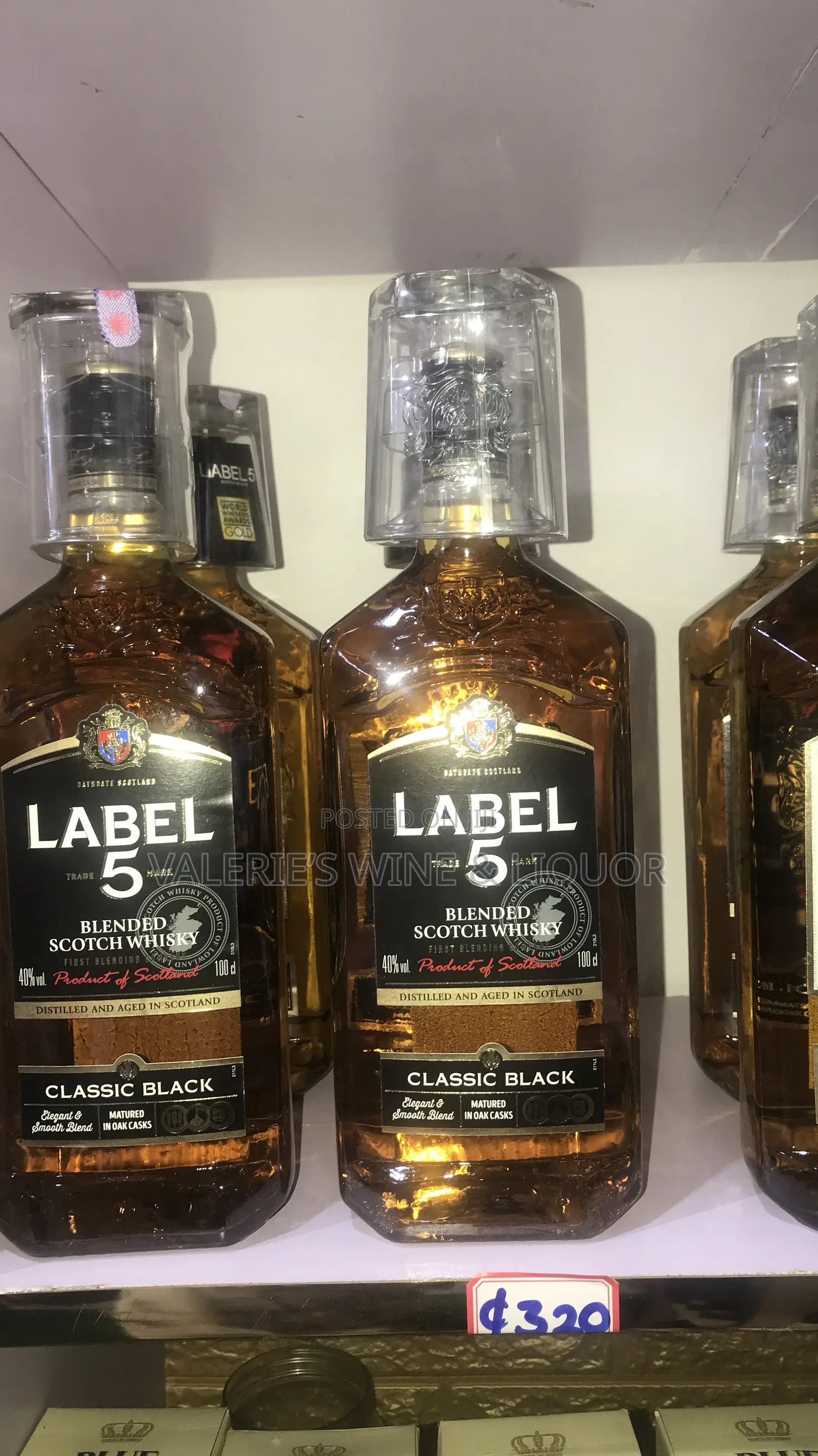 Label 5 Blended Scotch Whisky -Scotland 1 L