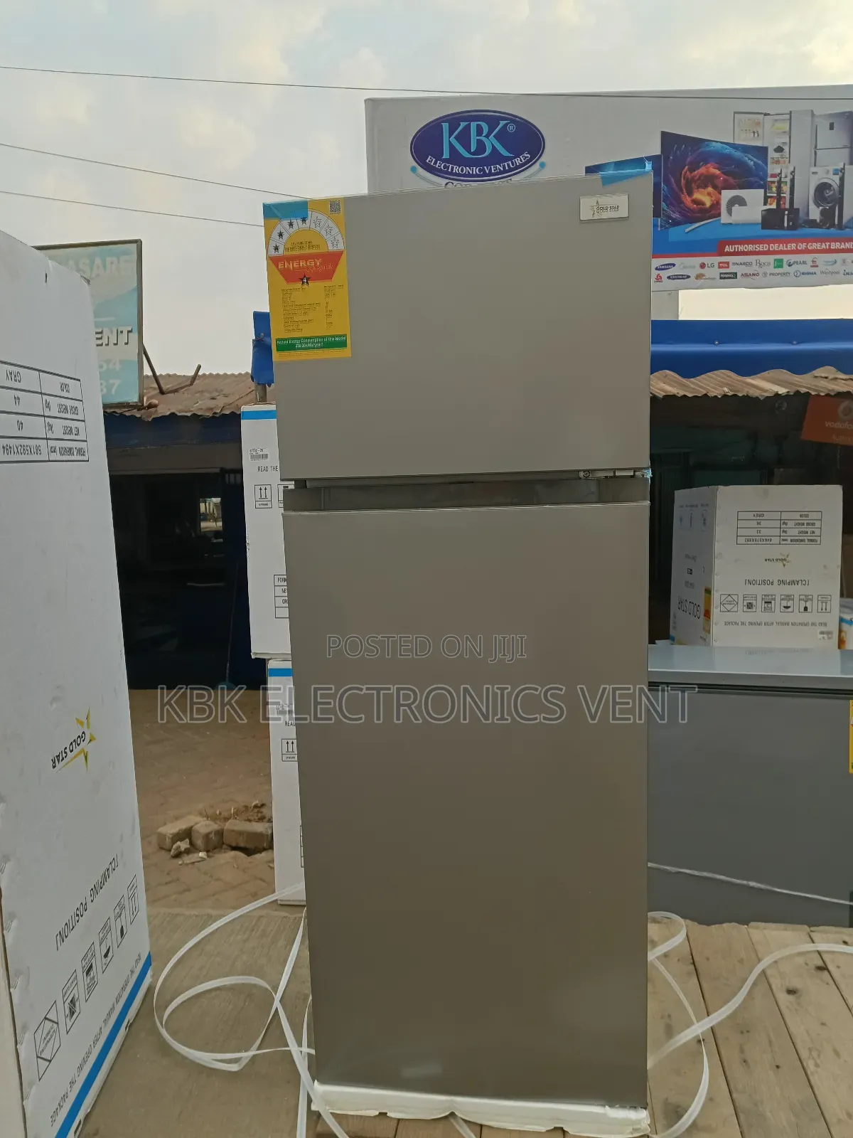 Goldstar 210liter(3stars) Double Door Refrigerator