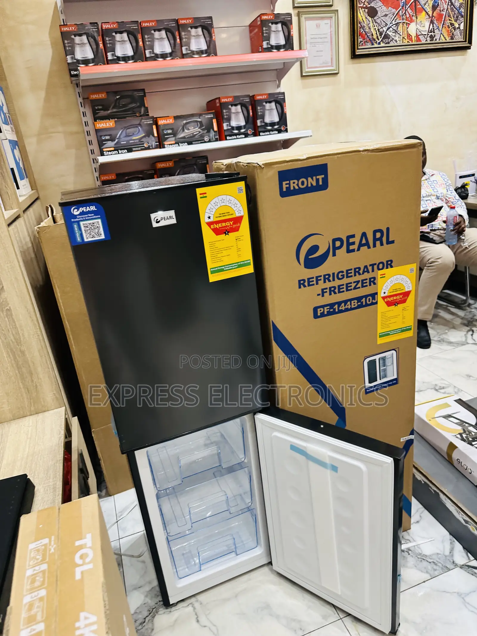 Shop Form Is Pf-144b-10j Double Door Fridge Pearl