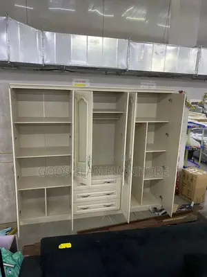 6 Doors Wooden Wardrobe