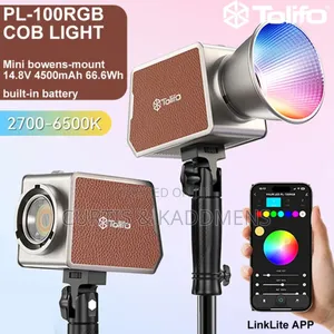 Tolifo Pl-100 RGB (100 Watts)Light With Rechargeable in-Built Battery.