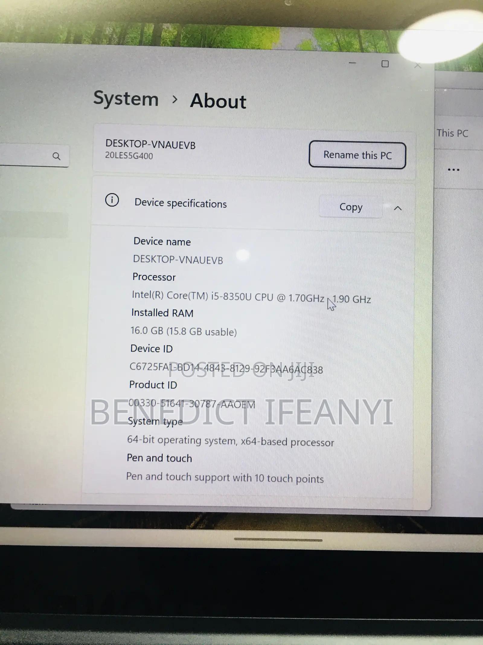 Laptop Lenovo Thinkpad X1 Yoga 16GB Intel Core I5 SSD 256GB in Circle ...