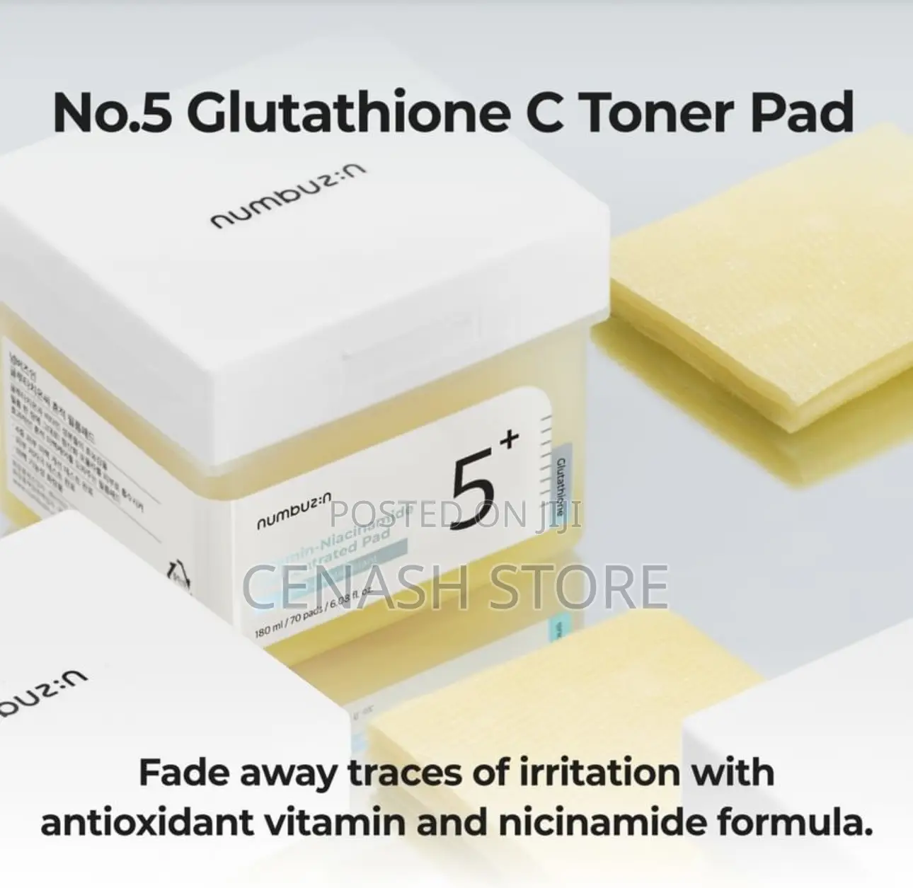 Numbuzin - No. 5+ Gluthathione Vitamin - Niacinamide Concentrated Pad