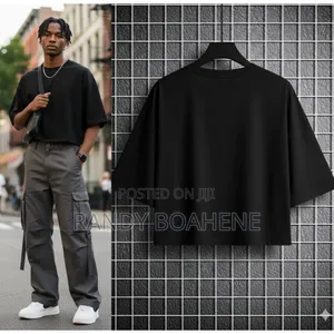 Men Thick Plain T Crop Top