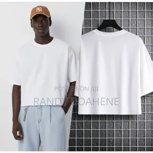 Men Thick Plain T Crop Top