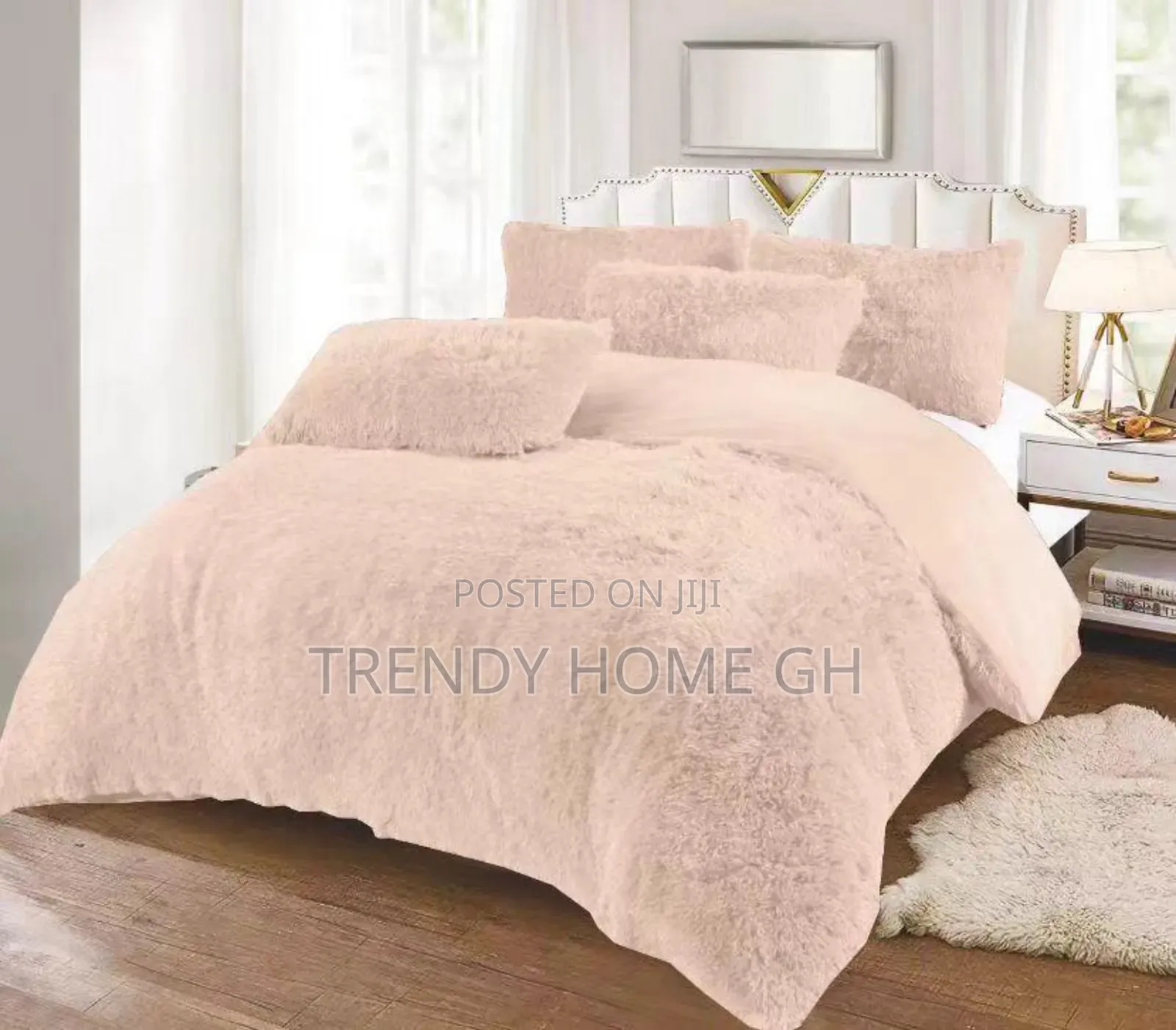 6 Pieces Fluffy Duvet Set Soft, Warm Luxury Bedding