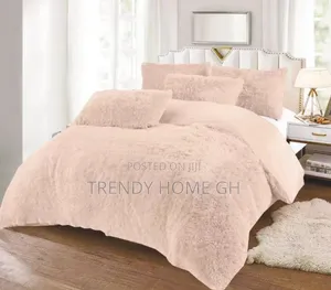 6 Pieces Fluffy Duvet Set Soft, Warm Luxury Bedding