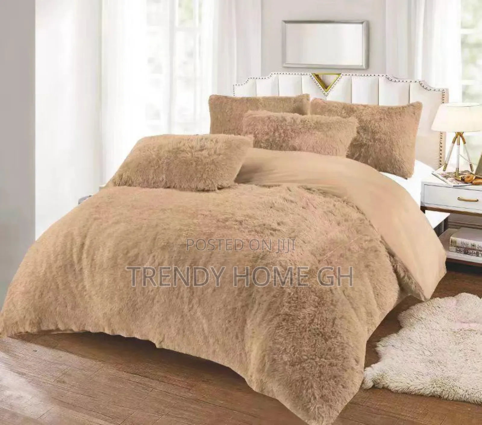 6 Pieces Fluffy Duvet Set Soft, Warm Luxury Bedding