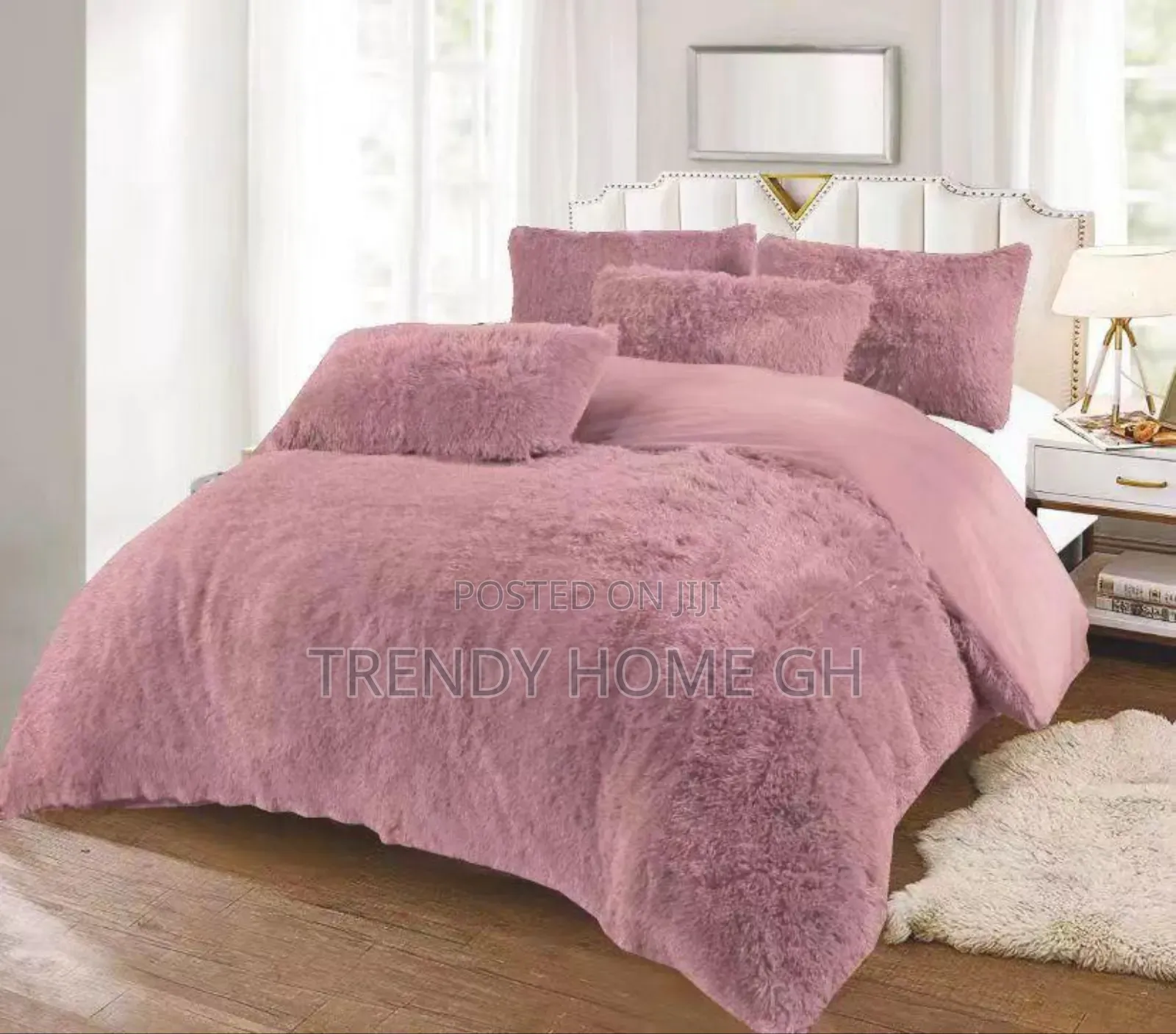 6 Pieces Fluffy Duvet Set Soft, Warm Luxury Bedding