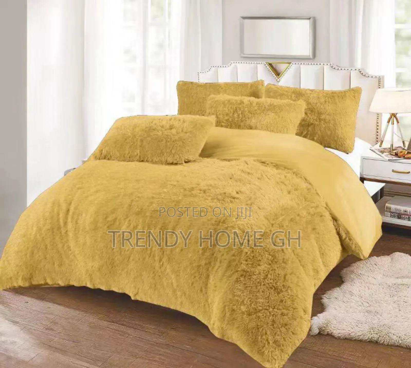 6 Pieces Fluffy Duvet Set Soft, Warm Luxury Bedding