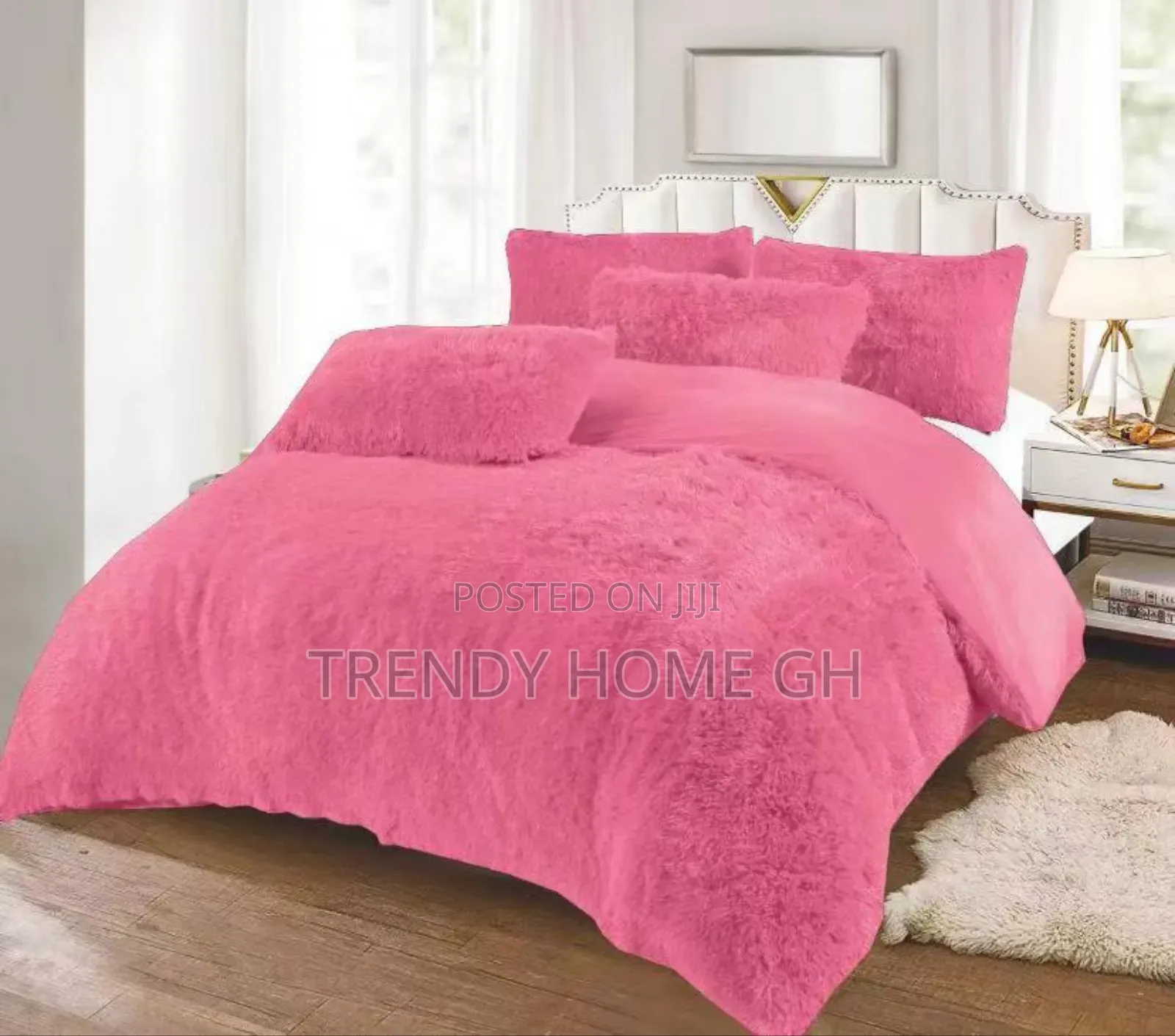 6 Pieces Fluffy Duvet Set Soft, Warm Luxury Bedding
