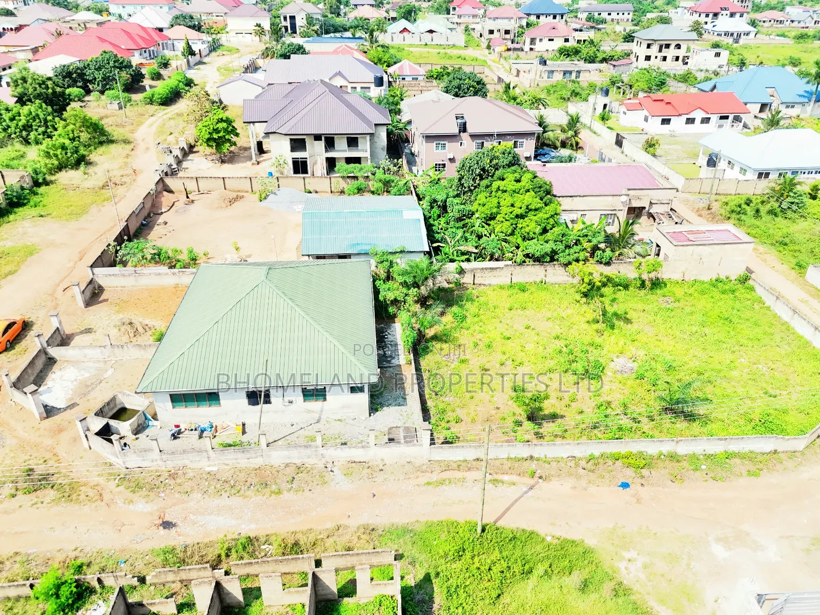 Titled One and Half Plot for Sale at Amasaman