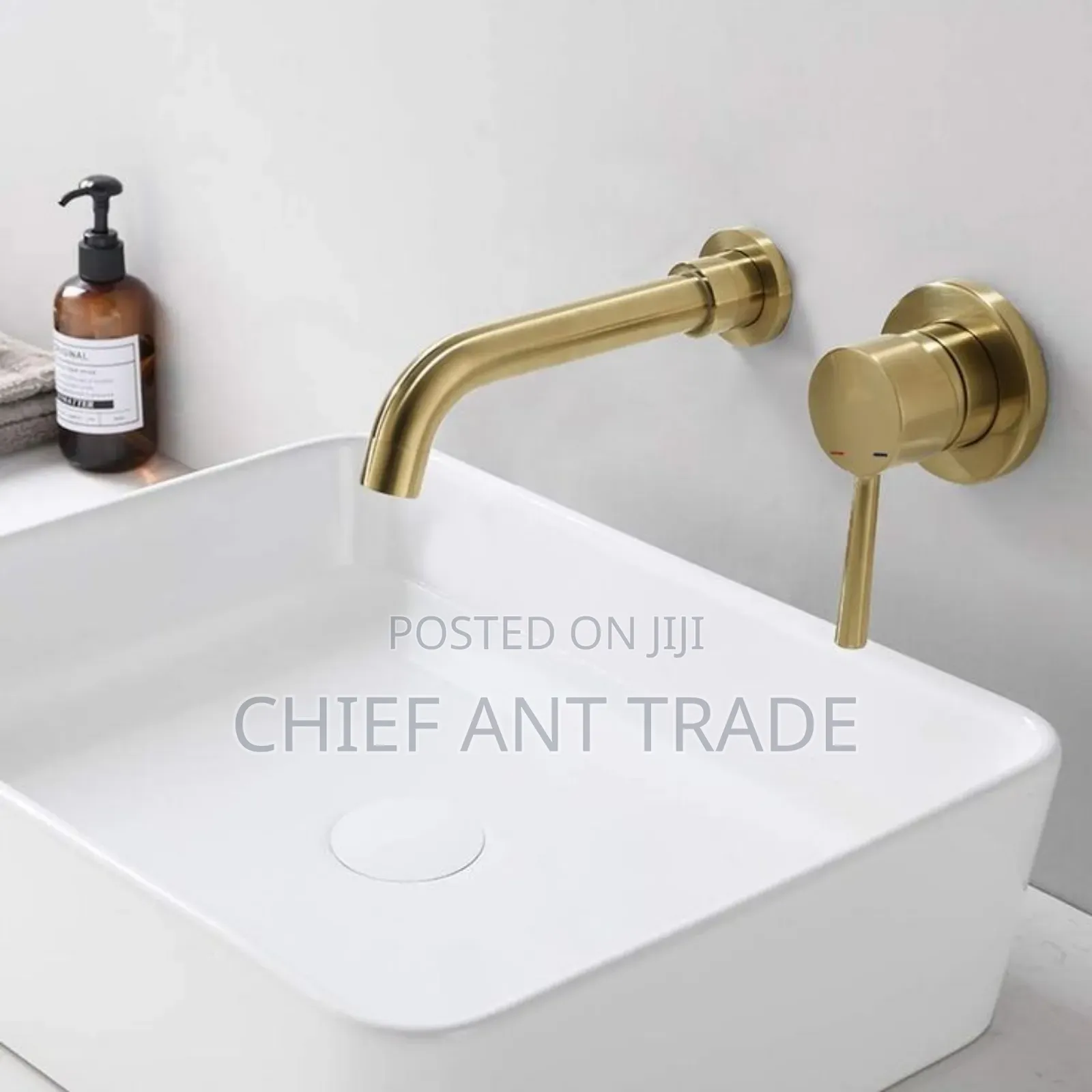 Golden Concealed Wall Faucet Tap. Wal-6
