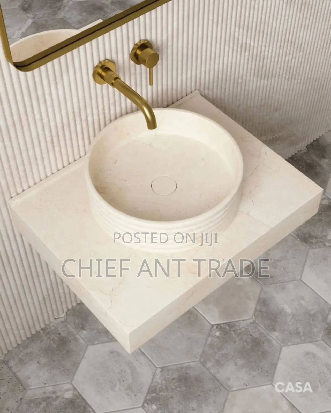 Golden Concealed Wall Faucet Tap. Wal-6