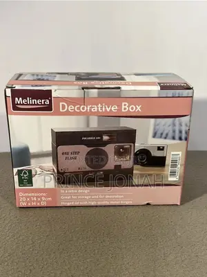 Melinera Retro Polaroid Image Decorative Box