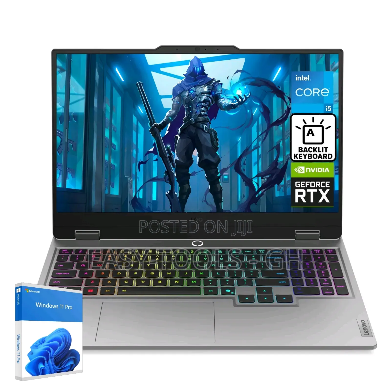 New Laptop Lenovo LOQ 15ARP9 16GB Intel Core I5 SSHD+SSD 512GB