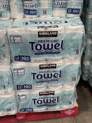 Kirkland Signature Premium Big Roll Paper Towels 12-roll, 160 Sheets