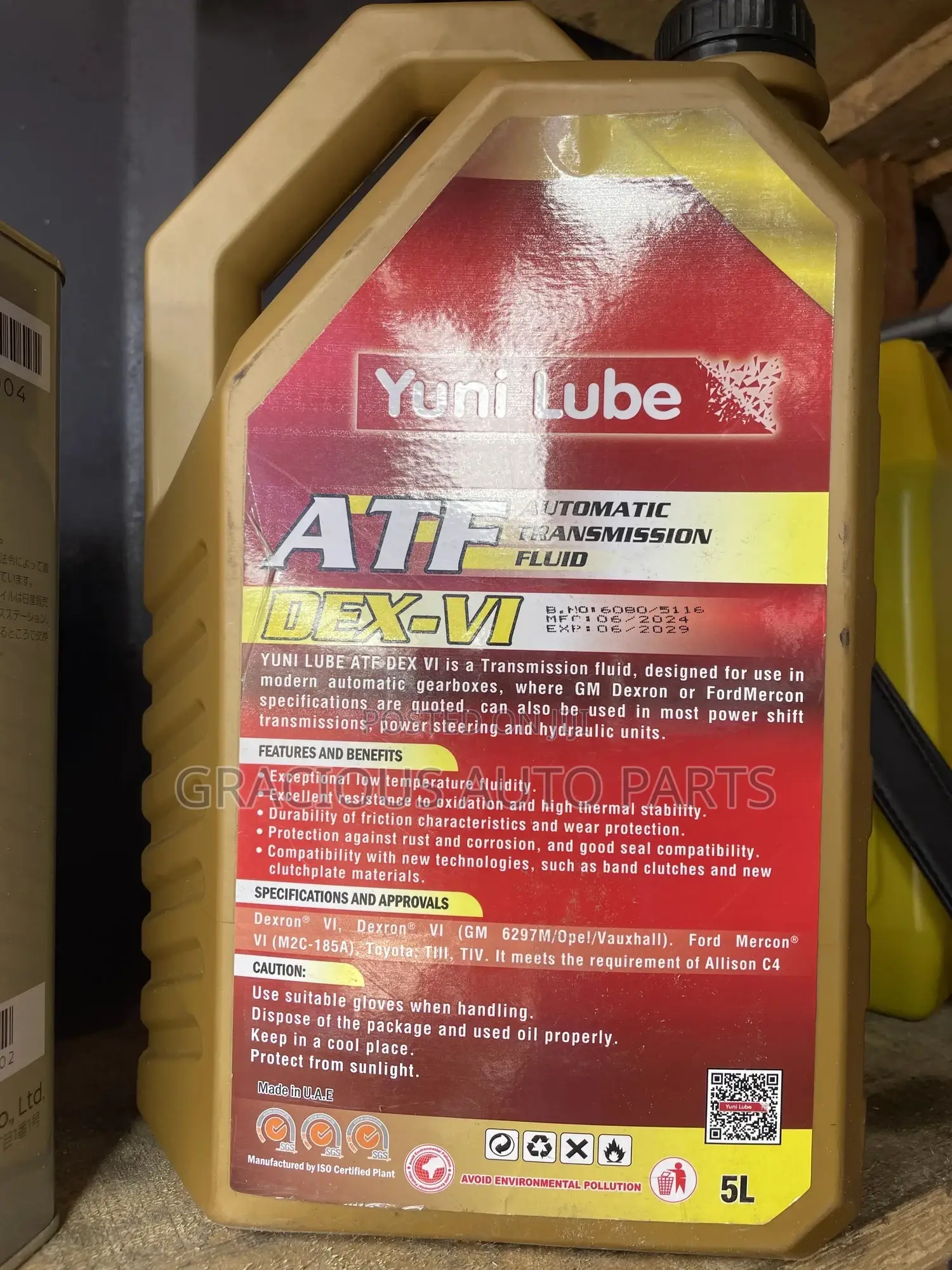 Yuni Lube Dex-Vi
