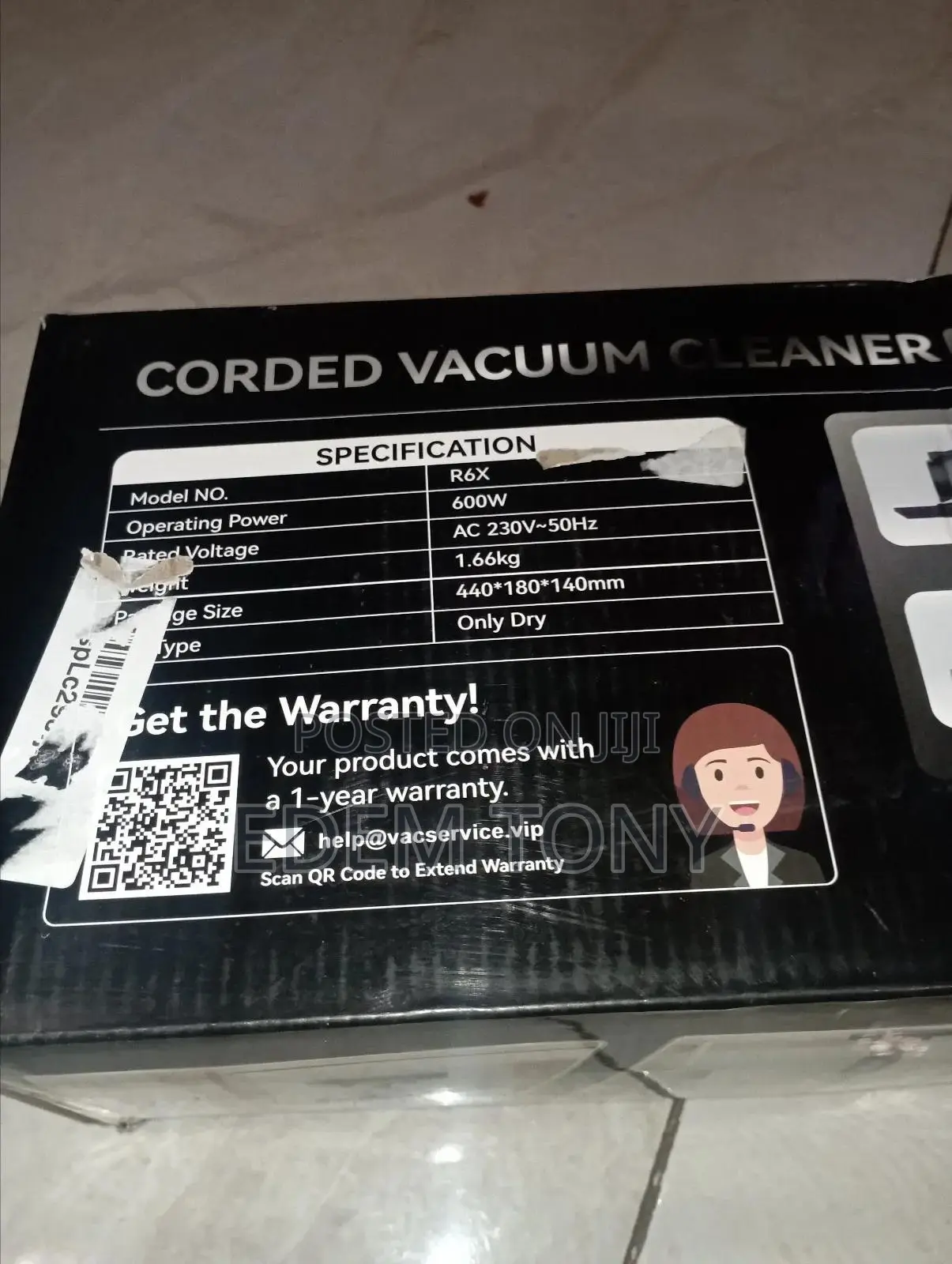 Vazone R6x 2-in-1 Corded Stick Vacuum Cleaner