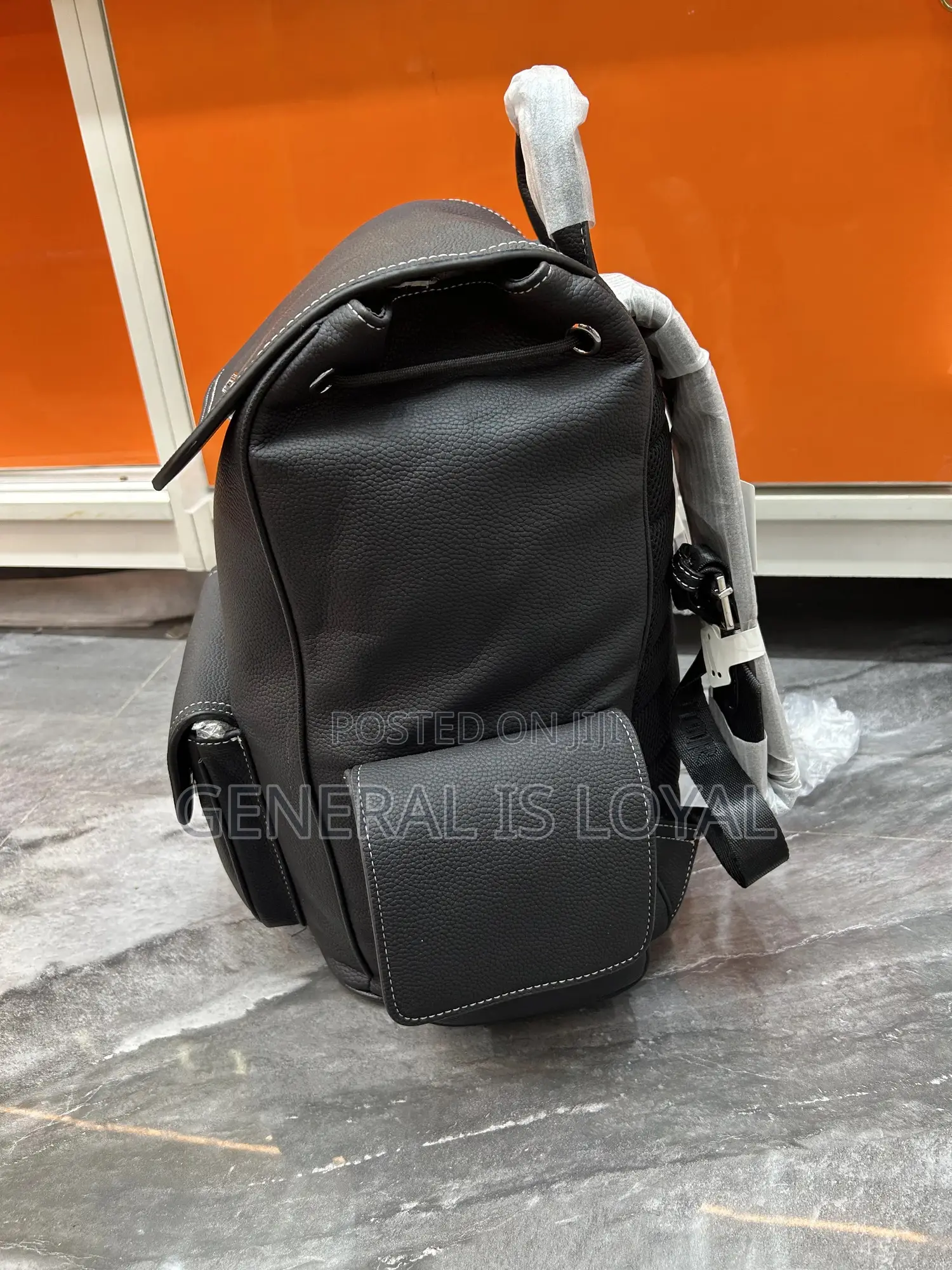 Dior Black Leather Backpack