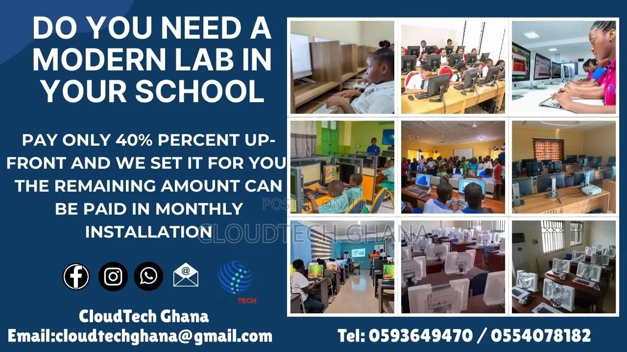 Moder Computer Lab Setup in Schools