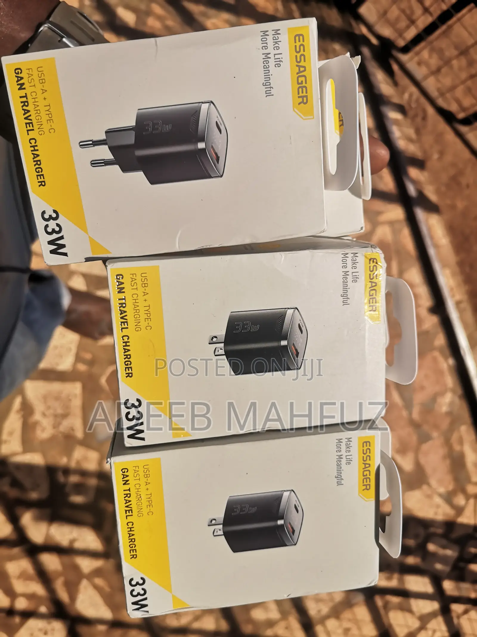 Essager 33w Super Fast Charger Type C Usb