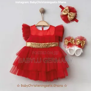 Turkish Luxury Red and Gold Layered Baby Gift Box