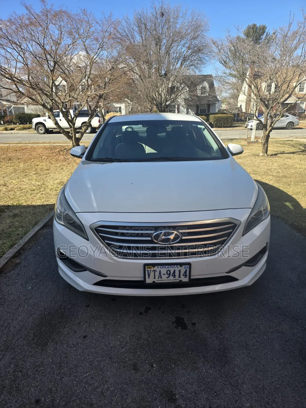 Hyundai Sonata ECO Sedan FWD (1.6L 4cyl 7A) 2016 White