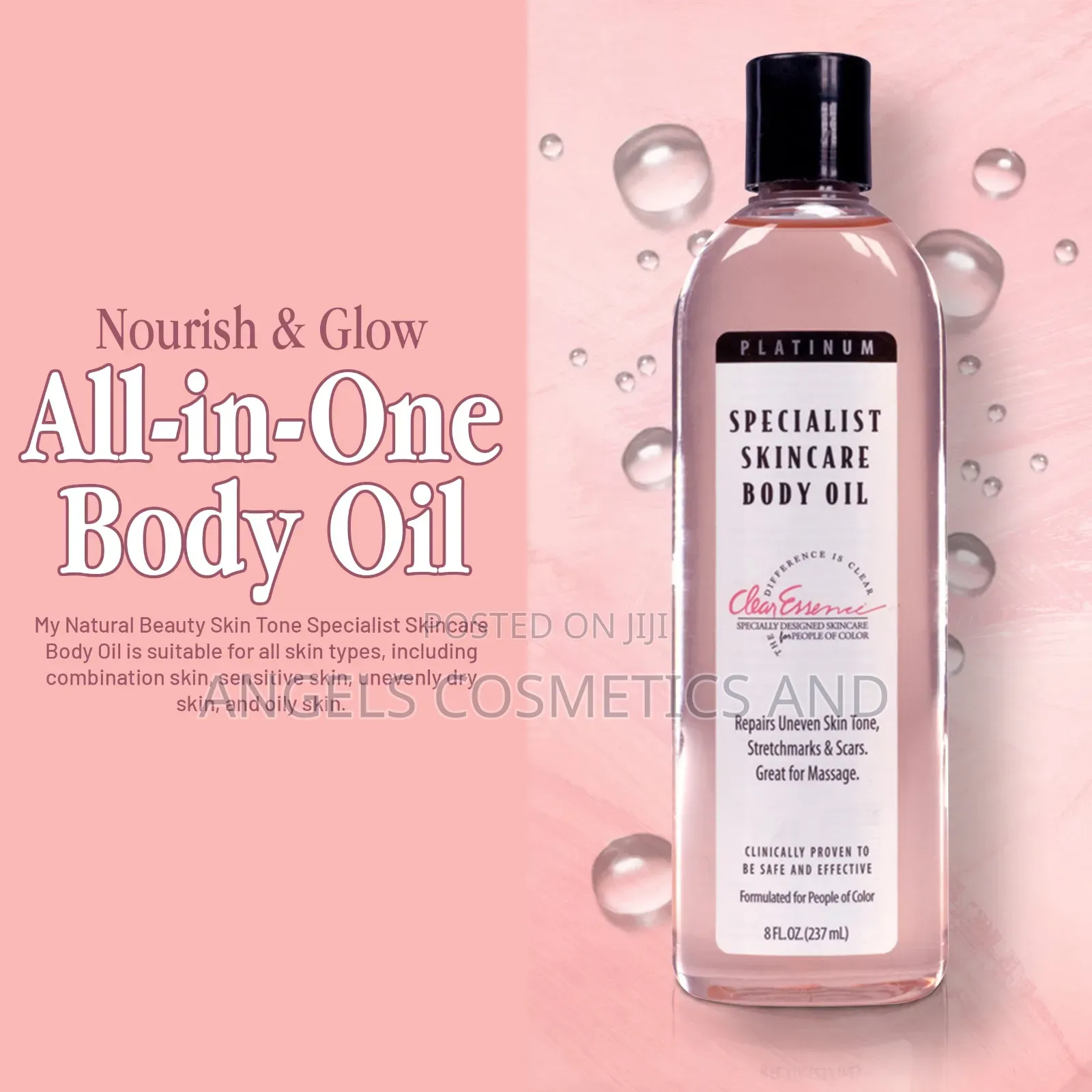 Clear Essence Platinum Body Oil