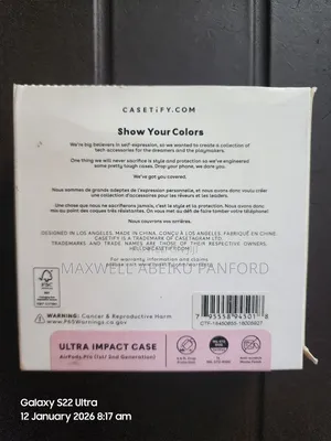 Casetify Ultra Impact Case For Apple Airpods Pro (1st/2nd Generation)